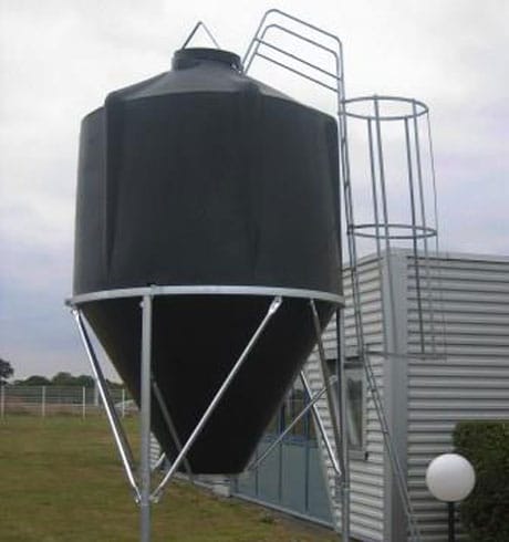6m3 axial feed silo